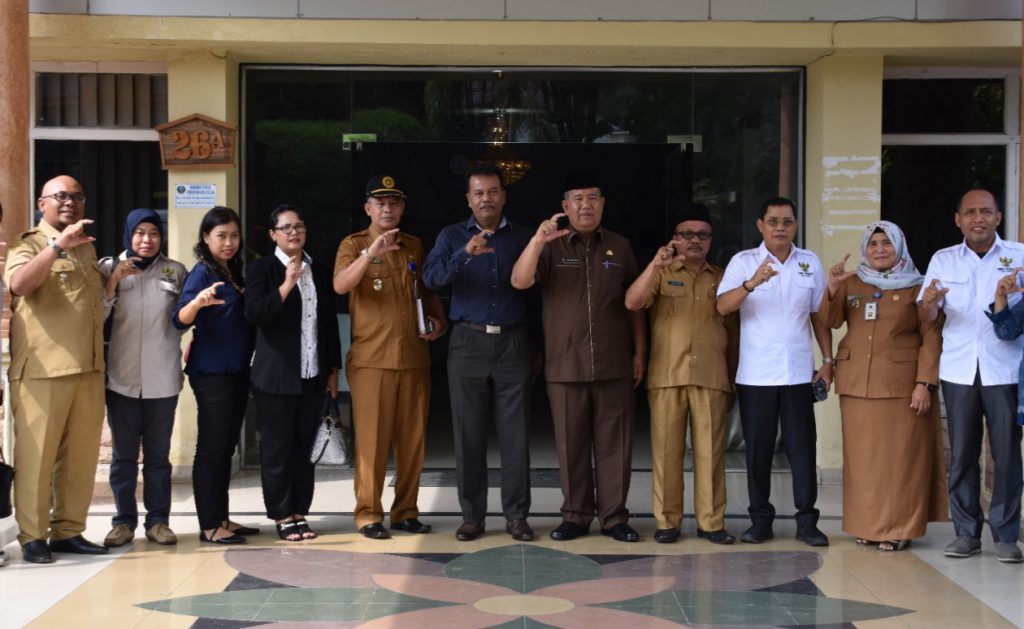 Masuk Nominator PPID Terbaik, KI Provsu Visitasi ke Dinas Kominfo Kota Sibolga